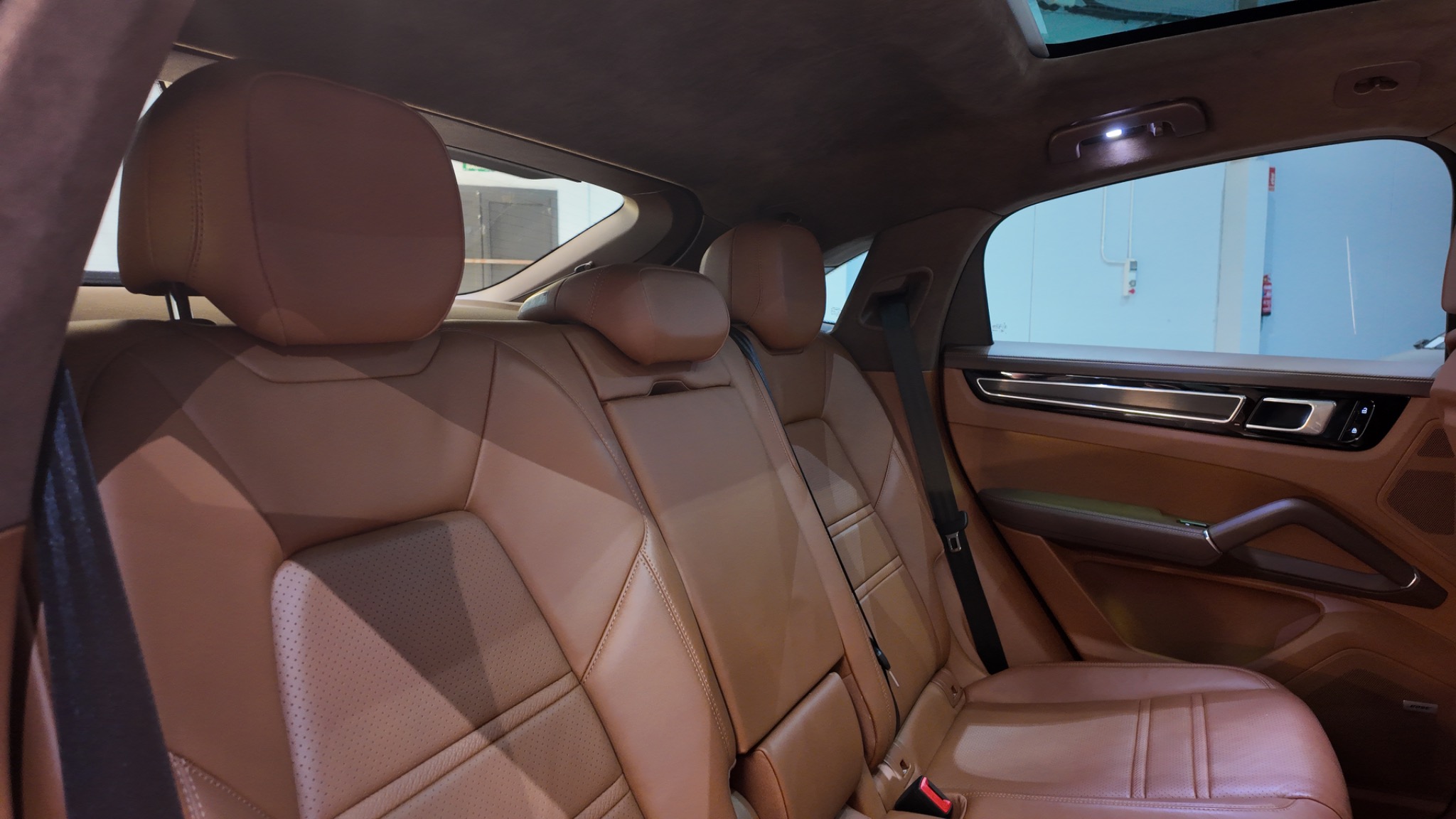Interior trasero Porsche Cayenne Coupé GTS
